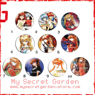 Neon Genesis Evangelion 新世紀エヴァンゲリオン Anime Pinback Button Badge Set 2a or 2b( or Hair Ties / 4.4 cm Badge / Magnet / Keychain Set )